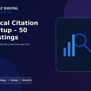 Local Citation Setup – 50 Listings