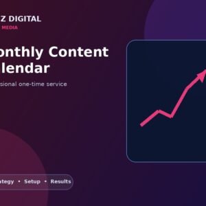 Monthly Content Calendar