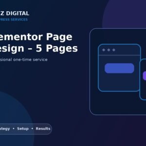 Elementor Page Design – 5 Pages