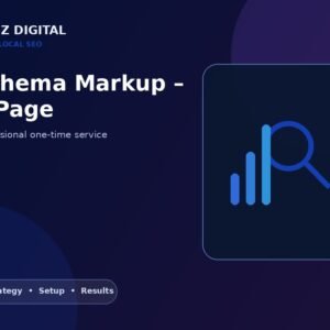 Schema Markup – 1 Page